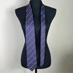Banana Republic Men’s Deep Purple Silk Blend Neck Tie